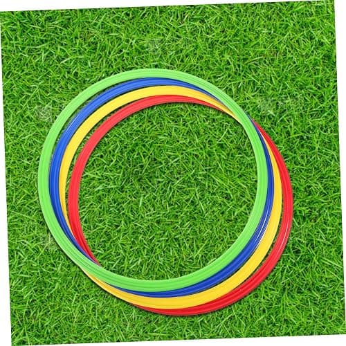 Abaodam 4pcs Soccer Agility Rings Training Hoops for Football Agility Training and Skill Development thumbnail 6