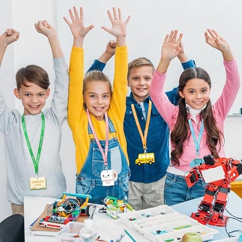 6 Sets Hall Passes for Classrooms, PVC Hall Lanyard Passes for Hall Restroom Library Office Boy Girl and Nurse Ideal for Classroom School Supplies. (Cute) thumbnail 6