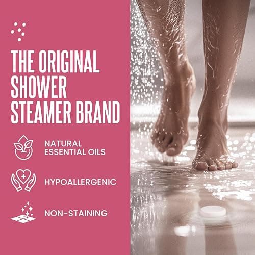 Cleverfy Shower Steamers Aromatherapy – Stocking Stuffers for Teen Girls, Women and Wife – Christmas Gifts for Teens and Women – White Elephant Gifts for Adults – 6 Tablets thumbnail 5