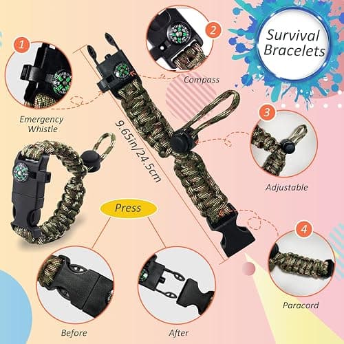 Walkie Talkies for Kids Toys Boys Gifts Aged 5+ Long Range 2 Way Radio for Camping Hunting Hiking Outdoor Game 6 7 8 9 10 Year Old Birthday Present for Kids thumbnail 4