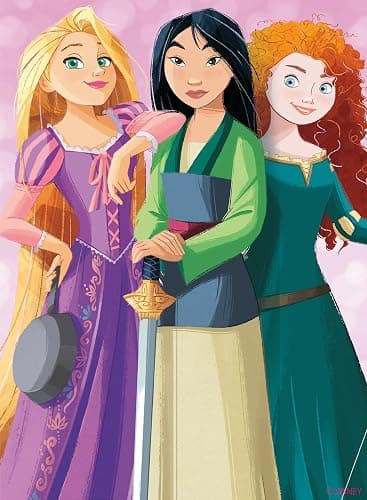 Ceaco - Disney Princess Collection - 5 Pack, 300-750 Piece Jigsaw Puzzles | Official Art, Made in USA, Recycled Board, Finished Size 21 x 15 in, Includes Poster, Frameable Art, Giftable thumbnail 8