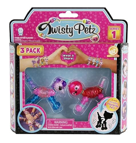 Twisty Petz 3-Pack Luna Unicorn & Sammy Sloth - Includes 3 Collectible Petz: 2 You See,1 Surprise! Adorable, collectible petz transform into friendship bracelets, necklaces & accessories. For girls 6+ thumbnail 9