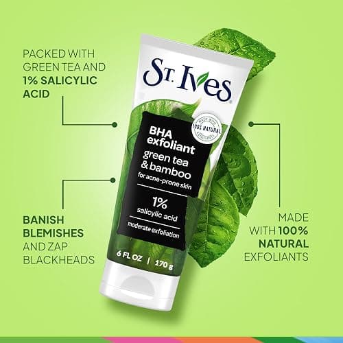 St. Ives Blackhead Clearing Face Scrub, Green Tea, 6 oz - 6 Ounce (Pack of 1) thumbnail 4