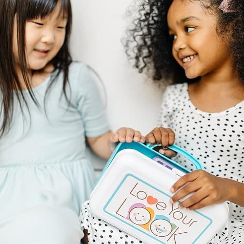 Melissa & Doug Love Your Look Pretend Makeup Kit Play Set – 16 Pieces for Mess-Free Pretend Play (Does NOT Contain Real Cosmetics) thumbnail 3