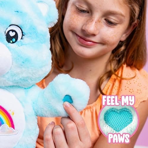 Care Bears - 14" Sweet Serenity Bear - Medium Size Plush, Sensory Toy, Emotional Support Plushie, Ages 4+ thumbnail 6