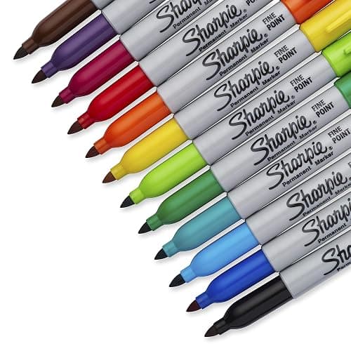 Sharpie Permanent Markers, Color Burst Limited Edition, Fine Point, Assorted, 24 Count thumbnail 4