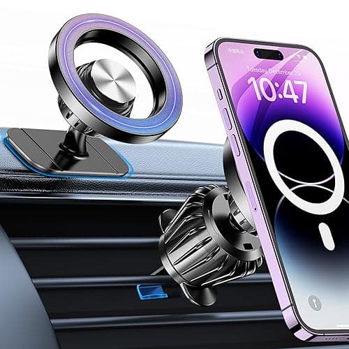 Kaistyle for Magsafe Car Mount【20 Strong Magnets】Magnetic Phone Holder for Car Phone Holder Mount Dash Mounted Holders Cell Phone Holders for Your Car Accessories for Women Men for iPhone 17 16 15 14 - Image 1