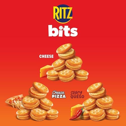 ​​RITZ Bits Flavor Charged Sandwich Crackers Variety Pack, 9 Bags​ | Snacks for Kids and Adults, Lunch Snacks thumbnail 4