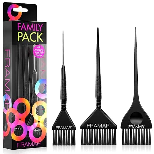 FRAMAR Power Painter Hair Dye Brush - Versatile Brush for Hair Coloring and Dying with Precise Application thumbnail 3