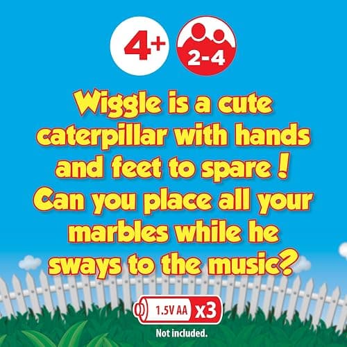 PlayMonster Giggle Wiggle Board Games for Kids, Hand-Eye Coordination, Preschool Games, The Twisting-Turning Race to Get Your Marbles to The Top Game, Ages 4+, Batteries Not Included thumbnail 4