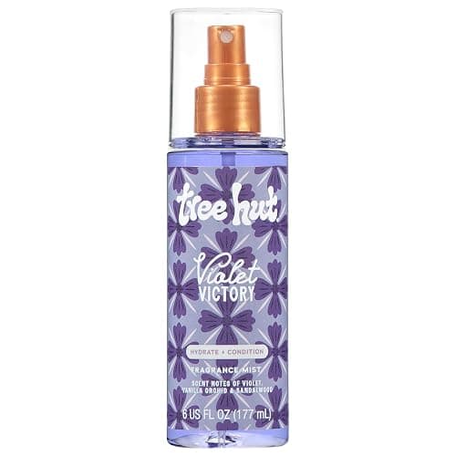 Tree Hut Violet Victory Hair & Body Mist, Alcohol-Free Body Spray, 6 Fl Oz | Alcohol-Free, Lavender & Vanilla Orchid Scent, Perfume Mist for Hair & Body, Everyday Fragrance Spray for Women - Image 1