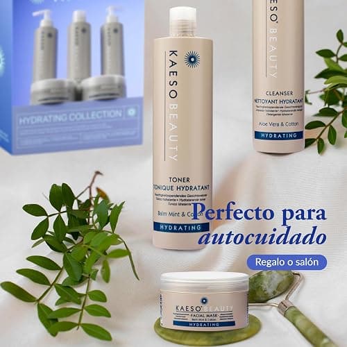 Kaeso Hydrating Facial Collection Kit – Complete Skincare Set | With Cleanser, Toner, Exfoliator, Mask & Moisturiser – Professional Hydration Routine thumbnail 5