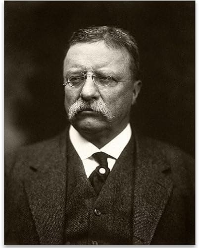 Lone Star Art Theodore Teddy Roosevelt Portrait - 11x14 Unframed Print - Great Vintage Decor, Also Makes a Great Gift - Image 1