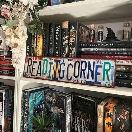 JBYMsign Vintage Book Nook Street Sign Bookkeeper Blvd Wall Decor Library Metal Tin Signs Poster - ST-Book-02 - 16L" x 4W" thumbnail 4
