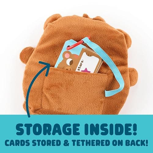 Chuckle & Roar Sensory Seek & Find Scavenger Hunt Bear – Plush Travel Toy with Hidden Objects, 40 No-Reading Challenge Cards, Sensory Activity for Focus & Calm, Toddler Gift Ages 3+ thumbnail 4