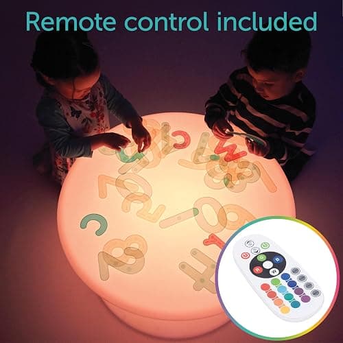 tickit Sensory Glow Table, 20 Colors, Rechargeable | Sensory Room Lights, Large Play Table for Toddlers thumbnail 4