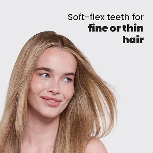 Tangle Teezer Fine & Fragile Ultimate Detangler Brush, Dry & Wet Hair Brush to Detangle & Reduce Breakage, Marshmallow Pink & Mint thumbnail 5