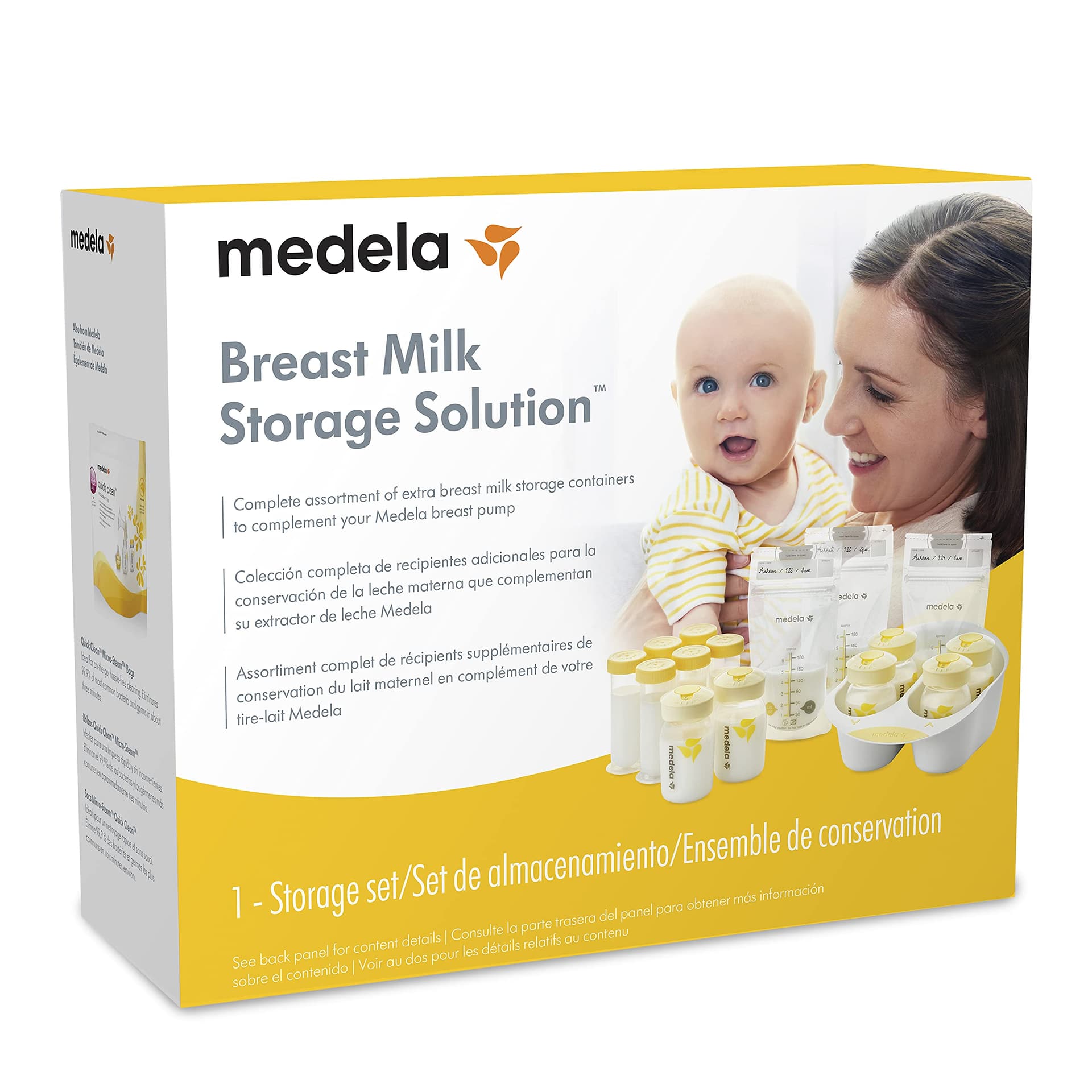 Medela Breastmilk Storage Solution Set, Including 6 x 150ml Bottles, 6 x 80ml Breastmilk Storage Tubes, 20 x 180ml Storage Bags thumbnail 7
