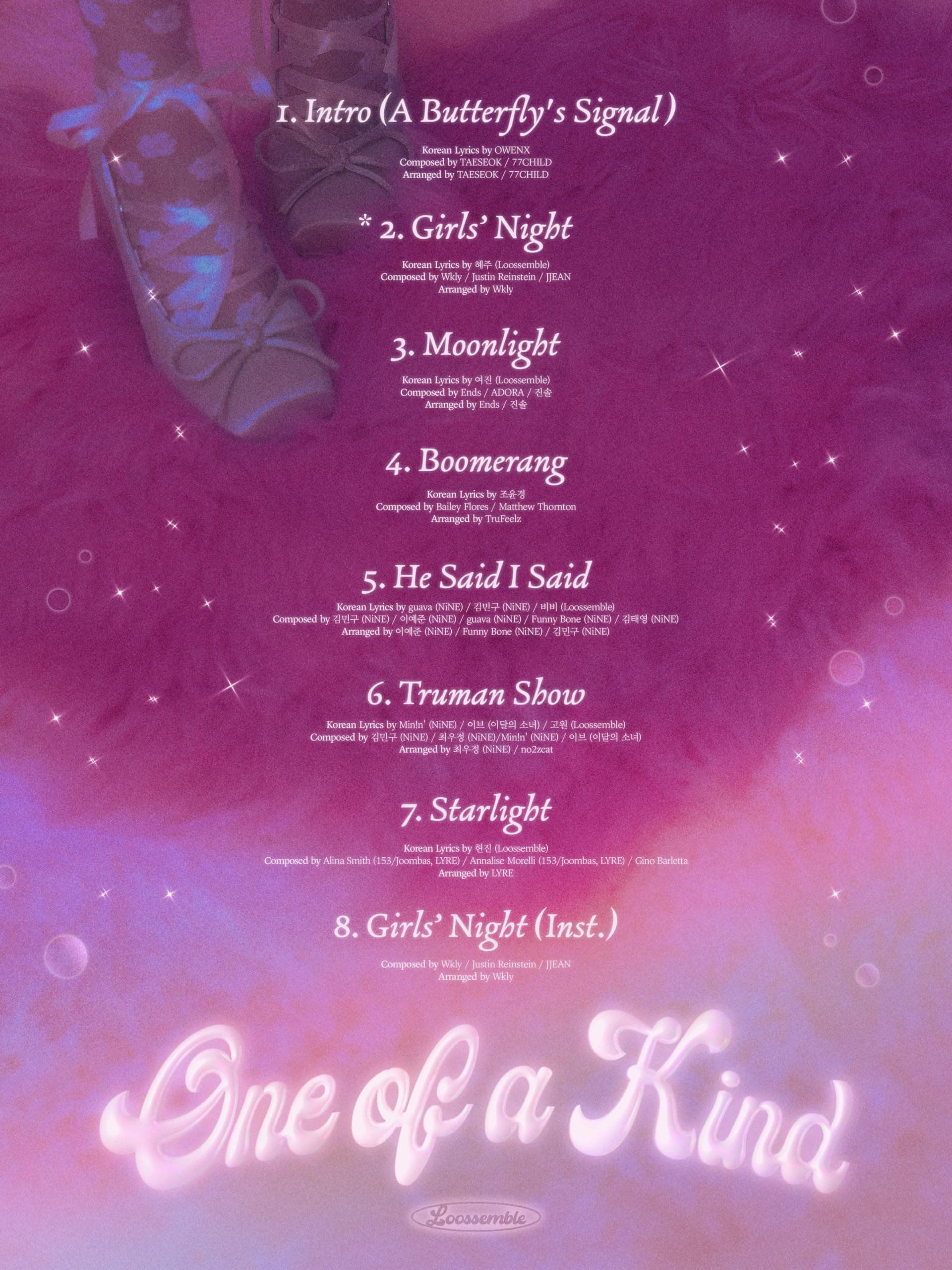 Loossemble One of a Kind 2nd Mini Album Ever Music Album ViVi Version 16p Accordion Package+1p Music QR PhotoCard+1p PhotoCard+1ea User Guide+Tracking Sealed LOONA ASSEMBLE thumbnail 8