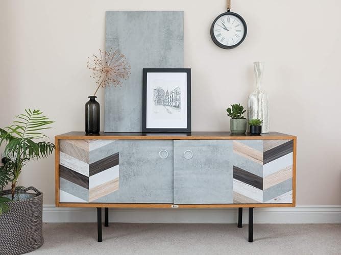 d-c-fix Vinyl Wrap Concrete 67,5 cm x 2 m – Removeable Sticky Back Plastic | Self Adhesive Vinyl for Furniture, Kitchen Cabinets, Table & Window Sills – DIY Peel and Stick Wrap – Wipe Clean & Durable thumbnail 4