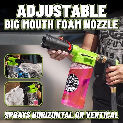 Chemical Guys TORQ Foam Blaster 6 - Foam Cannon Garden Hose Attachment, Easy to Use, Sprays Thick Suds for Safe Washing Trucks, SUVs, Motorcycles, RVs, and Other Vehicles thumbnail 4