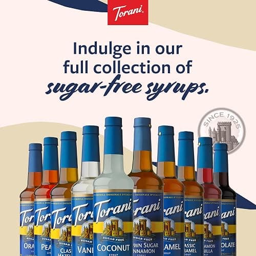 Torani Sugar Free Syrup, Blue Raspberry, Zero-Calorie Flavoring for Drinks, Pump Included, 25.4 Oz thumbnail 7