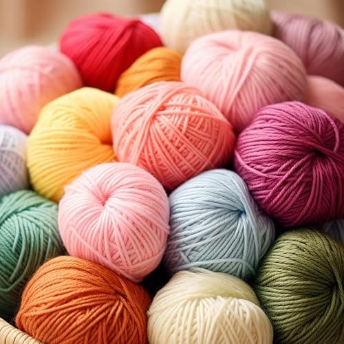 iEGrow Handstrickgarn 250 g, Häkelgarn, Acrylgarn zum Stricken, Häkelgarn für Anfänger, Geeignet für Stricken, Häkeln und Handarbeiten, Weich und bequem (5 x 50 g) Reines Weiß thumbnail 4