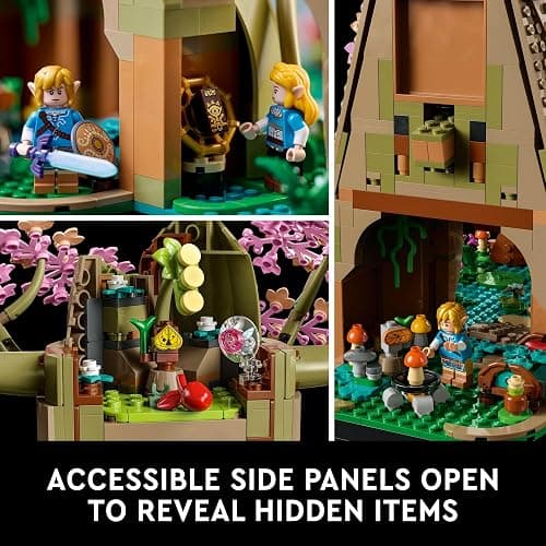 LEGO The Legend of Zelda Great Deku Tree 2in1 - Model Building Set for Adults, Ages 18+ - Collectible Zelda Kit for Home Decor, Office or Bedroom - Gift Idea for Fans of Video Game - 77092 thumbnail 5