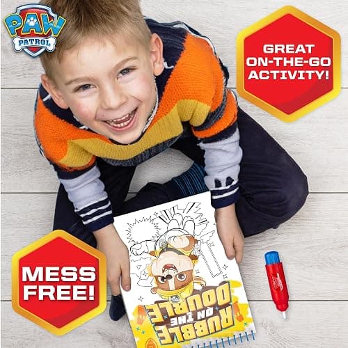 Horizon Group USA Aqua Art, Paw Patrol | Reusable Water Reveal Activity with Activity Pages and Water Pen, Mess Free Coloring for Travel and Road Trips thumbnail 4
