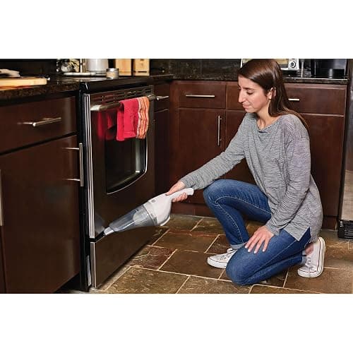 BLACK+DECKER Cordless Lithium Handheld Power Vacuum with Wall Mount Base and Charger, White (HNV220BCZ10FF) thumbnail 8