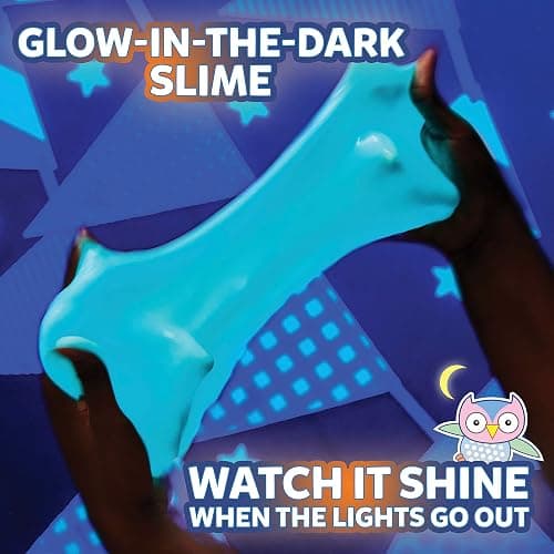 Elmer's Gue Premade Slime, Variety Pack, Includes Clear Slime, Glow in the Dark Slime, Crunchy Slime, 4 Count - Assorted thumbnail 7