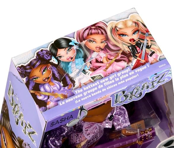 Bratz Pop Starz Sasha Fashion Doll with Accessories and Charm thumbnail 16