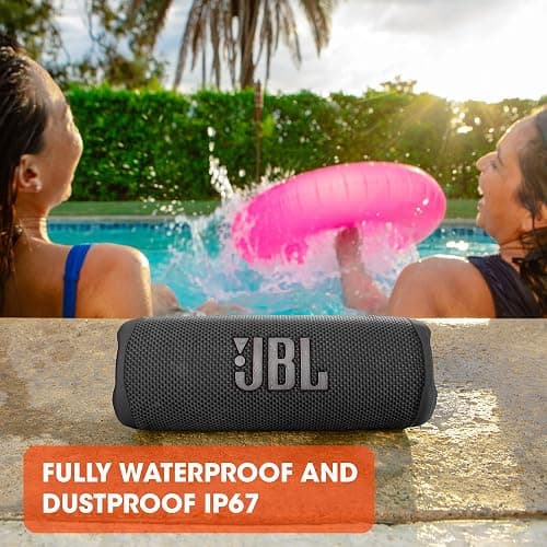 JBL Flip 6 Portable Bluetooth Speaker with 2-Way Speaker System and Powerful JBL Original Pro Sound, Up to 12 Hours of Playtime, Pink thumbnail 4