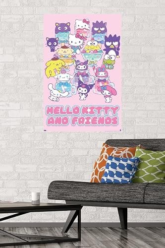 Hello Kitty and Friends: 24 Summer Fresh - Group Wall Poster, 34L" x 22.4W", Unframed Version thumbnail 3