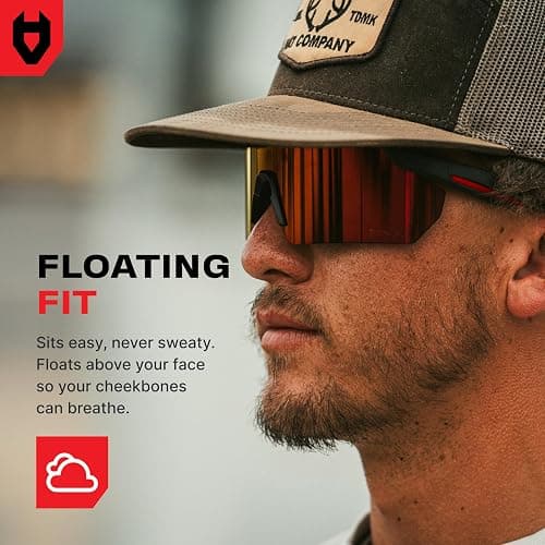 NoCry ANSI Z87 Sunglasses For Men or Women with Anti-Scratch and 100% UV Protection — High Contrast Lens Tinted Safety Glasses for Men — Perfect Z87 Safety Glasses or Safety Sunglasses thumbnail 6