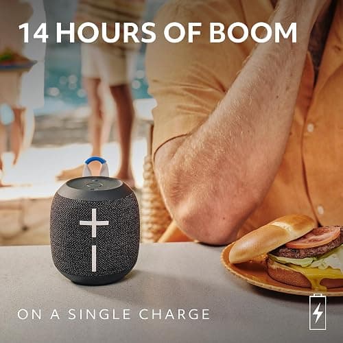 Ultimate Ears WONDERBOOM 4 Portable Waterproof Bluetooth Speaker with Balanced 360-Degree Sound and Bass, Dustproof Floating Speaker with 131ft (40m) Range - Pink thumbnail 4