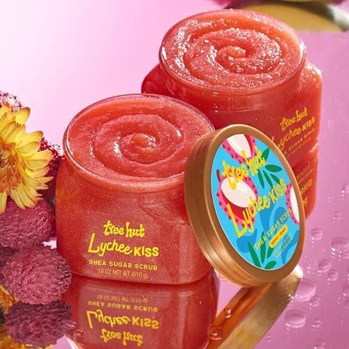 Tree Hut Lychee Kiss Shea Sugar Scrub - Image 1