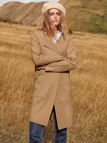 ANRABESS Womens Cardigan Sweater Open Front Knit Long Coatigan Dressy Casual Jacket Coat 2025 Fall Outfits Classy Clothes thumbnail 6