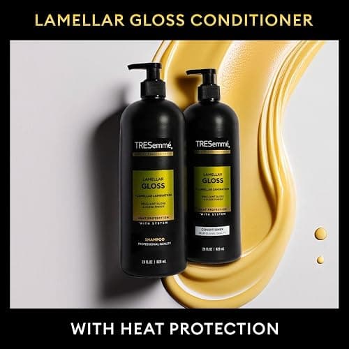 TRESemmé - Shampoo Lamellar Gloss 3 Pk Regimen Collection Pack For Brilliant Gloss & Sleek Finish Ultimate Shine 28Oz(2)and 6.1Oz thumbnail 4