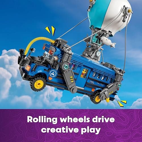 LEGO Fortnite Battle Bus Building Toy - Collectible Fortnite Toy for Kids, Boys & Girls, Ages 10+ - Pretend Play Set with 9 Minifigures from Video Game - Gift for Birthdays - 77073 thumbnail 3