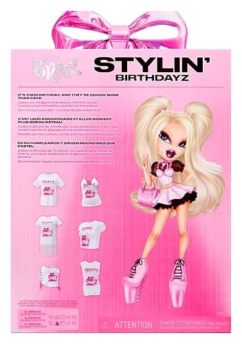 Bratz Stylin’ Birthdayz Cloe Fashion Doll with Customizable T-Shirt for You and Accessories thumbnail 9