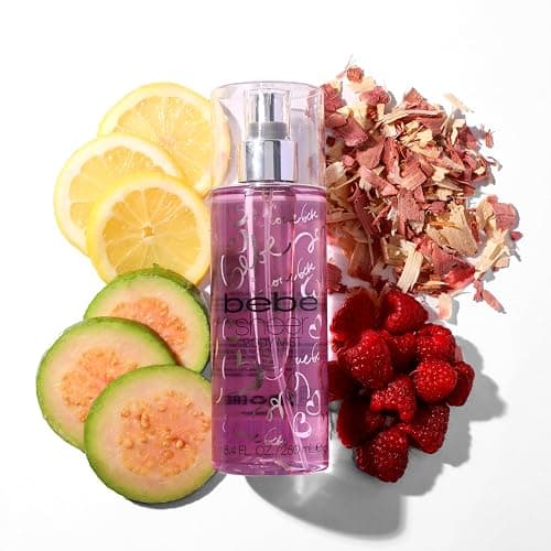 Bebe Sheer Body Mist - Body Spray for Women - Sensual & Flirtatious Women's Fragrance with Citrus Cocktail, Pink Peony & Sandalwood Notes Long-Lasting Fragrance Mist - 8.4 Fl Oz thumbnail 3