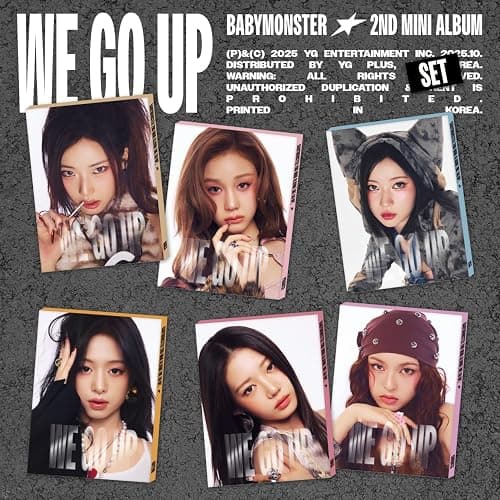 BABYMONSTER - 2nd MINI ALBUM [WE GO UP] PATTERN Version (Random 1 Out of 6) thumbnail 3