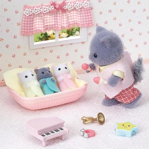 Sylvanian Families 5458 Persian Cat Triplets Dolls - dollhouse playsets thumbnail 2