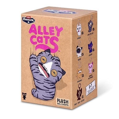 Zuru Fuggler Mini Alley Cat - Series 1 5 Inch Keyring Plush Toy - Random thumbnail 2