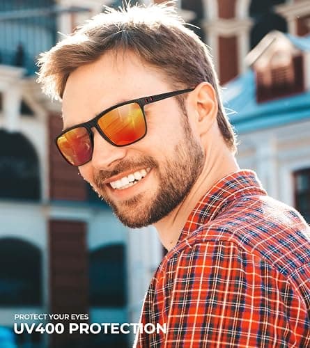 KALIYADI Polarized Sunglasses for Men, Lightweight Sun Glasses with UV Protection for Driving Fishing Golf thumbnail 2