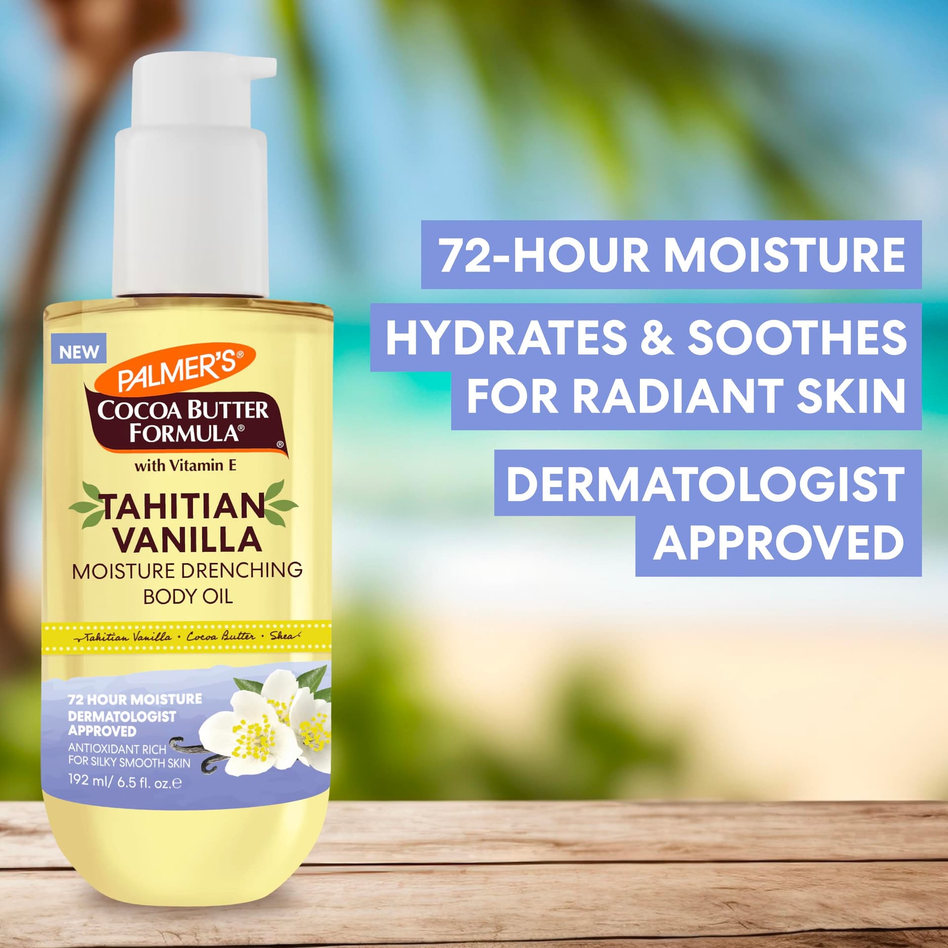 Palmer's Tahitian Vanilla Moisture Drench Body Oil 192ml thumbnail 3