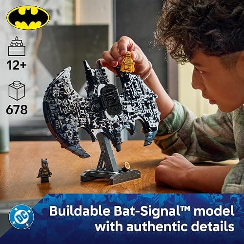 LEGO DC Batman: Batman Logo 76330 | Building Toys for Boys & Girls, Ages 12+, Collectible Batman Display, Bedroom or Book Shelf Decor, 678 Pieces, Gift for Fans thumbnail 2