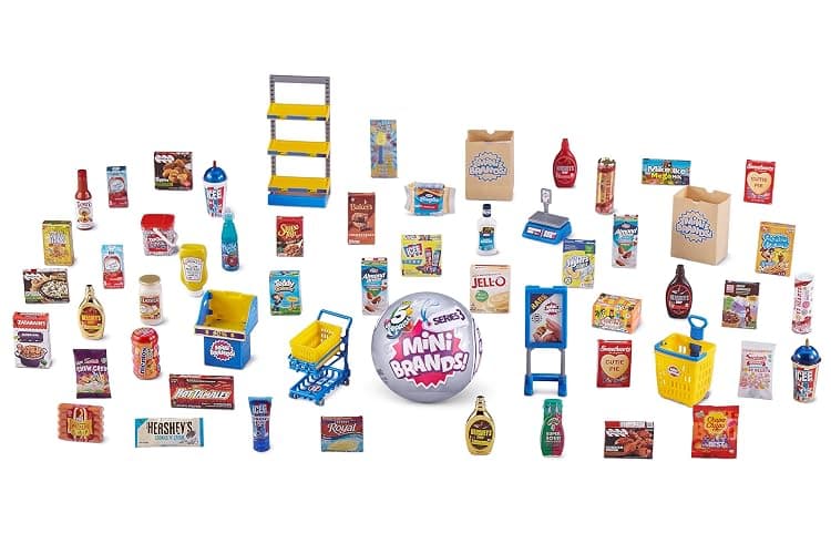5 Surprise Mini Brands Series 3 Collector's Kit - Amazon Exclusive Mystery Capsule Real Miniature Brands by Zuru (3 Capsules + 1 Case),Multi thumbnail 6