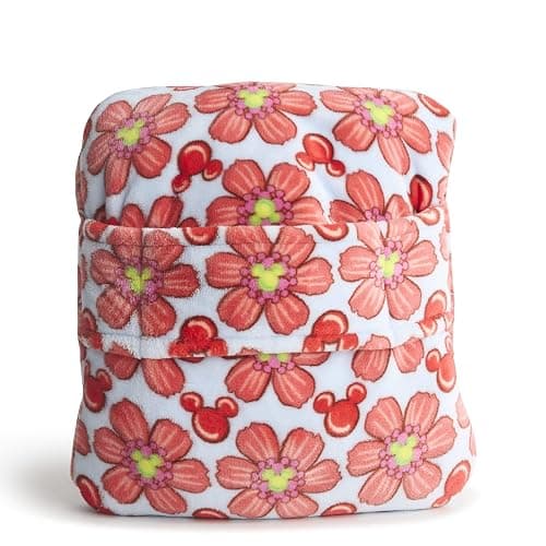 Vera Bradley Women's Disney Fleece Plush Travel Blanket, Mickey Meadow Daisy, One Size - Image 1